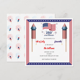Red, White & Boom America’s 250th Invitation