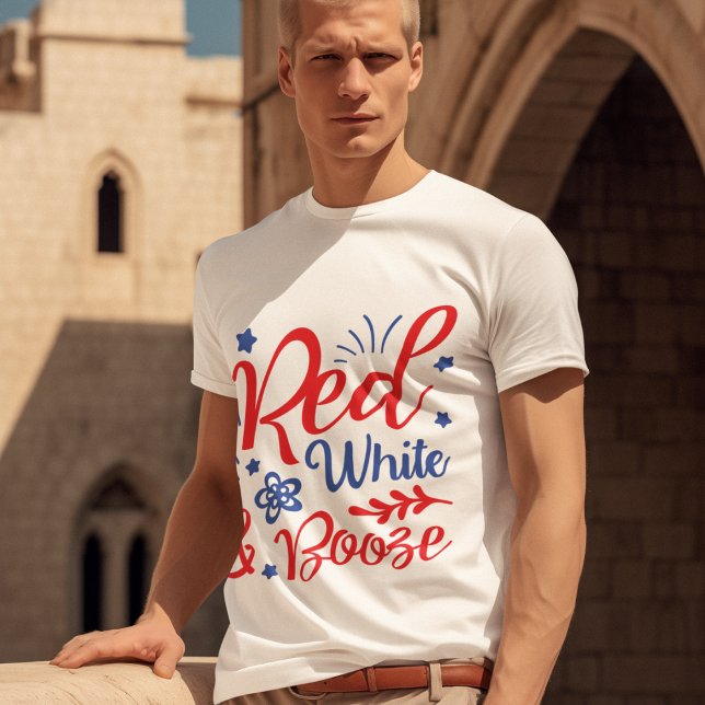 Red White & Booze Tee (Creator Uploaded)