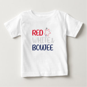 Red, White & Boujee Baby T-Shirt