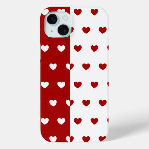 Red & White iPhone 15 Mini Case