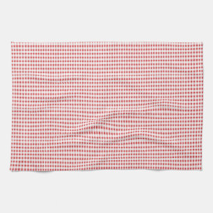 Red & White Checkered Tea Towel