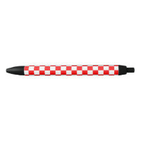 Red White Chequered Check Pattern