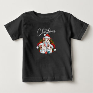 Red White Christmas  Baby T-Shirt