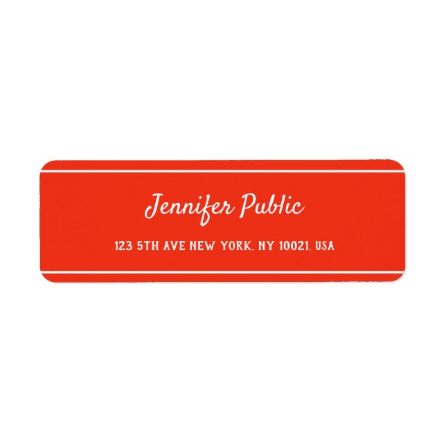 Red White Christmas Hand Script Template Elegant (Front)