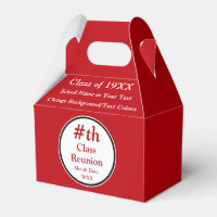 Red, White, Class Reunion Gift Bag Ideas, Reunion