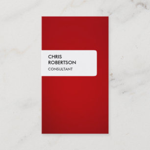 Red White Colourful Creative Charming Business Car Card