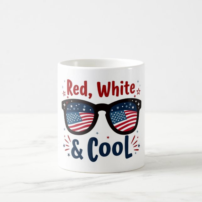 Red White & Cool July 4th Mug (Center)