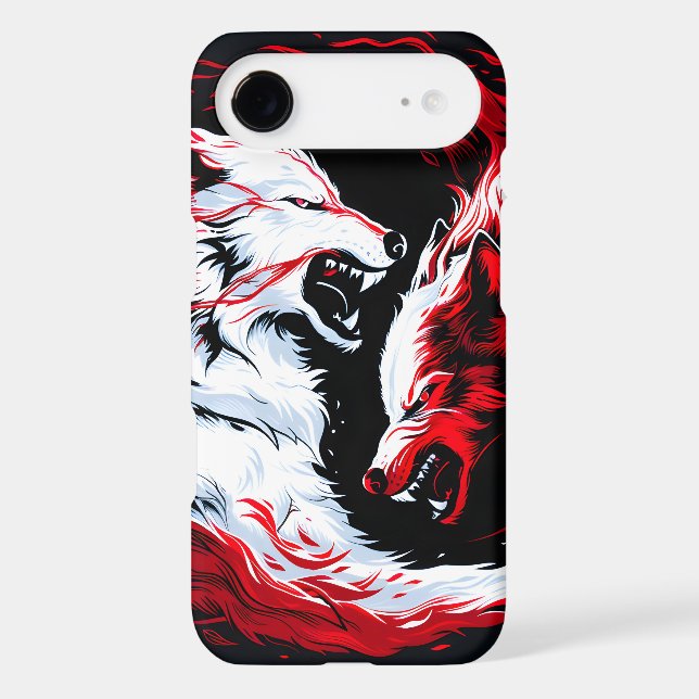 Red White Cosmic Wolf Warrior (Back)