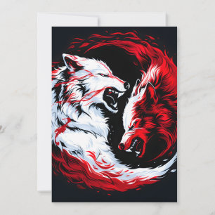 Red White Cosmic Wolf Warrior Announcement