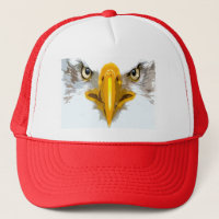 Red White Eagle Head Pop Art Modern Template