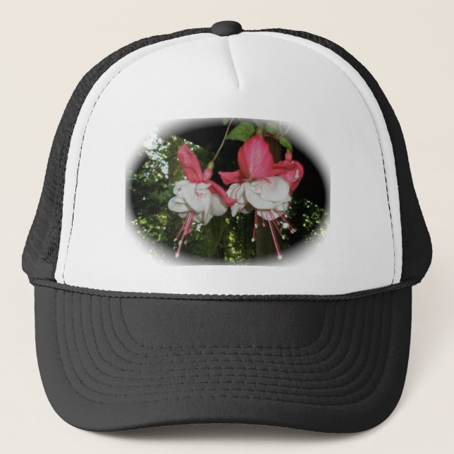 Red & White Fuscia Hat (Front)