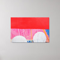 Red & White Graffiti - Street Art Collection