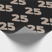 Red, White, Green "25" 25th Event on Christmas Day