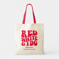 Red White I Do | Red Retro July 4th Bachelorette