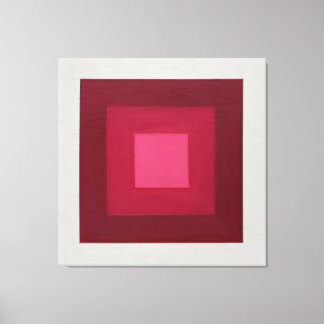 red-white josef alberts canvas print
