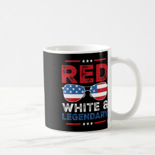 Red White Legendary Papa Father Son Matching 4th O Coffee Mug