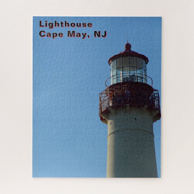 Red White Lighthouse, Cape May, NJ Jigsaw Puzzle (Vertical)
