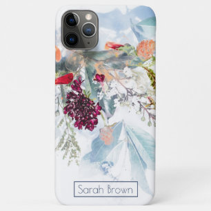 RED WHITE & ORANGE ELEGANT FLORAL Case-Mate iPhone CASE