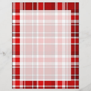 Red White Plaid Tartan
