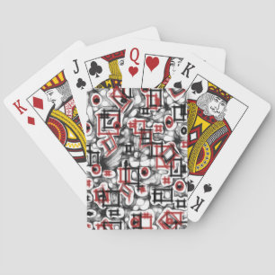Red, White & Played All Over Playing Cards