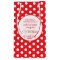 Red white polka dot cookie swap / baking gift bags