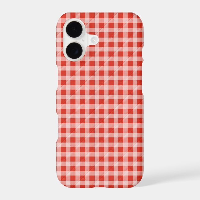 red white quilted gingham (Back)