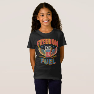 Red White & Refueled Patriotic 4th of July  T-Shirt