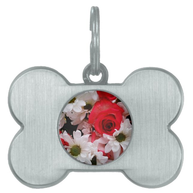 Red-White-Roses-Daisies-Bouquet-PET TAG (Front)