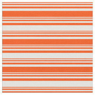 Red & White Striped Pattern Fabric