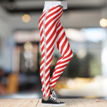 Red/White striped with side grey line Leggings<br><div class="desc">Red/White striped with side grey line Leggings.</div>