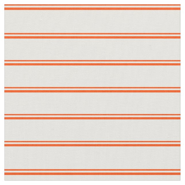 Red & White Stripes Pattern Fabric (Close Up)