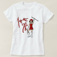 Red White Twirl Girl T-Shirt