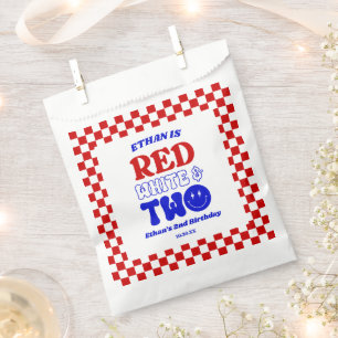 Red White & Two 4th of July 2nd Birthday Party Favour Bags