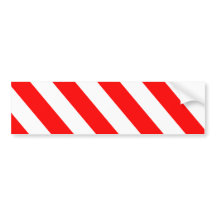 Red White Warning Stripes
