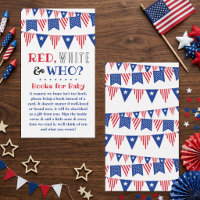 Red, White & Who? 4th Of July Gender Reveal Party