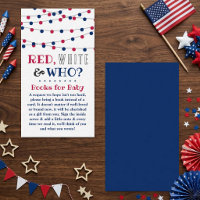 Red, White & Who? 4th Of July Gender Reveal Party