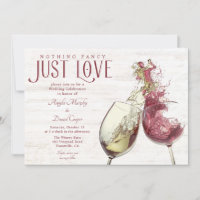Red White Wine Dance Just Love Wedding Celebration
