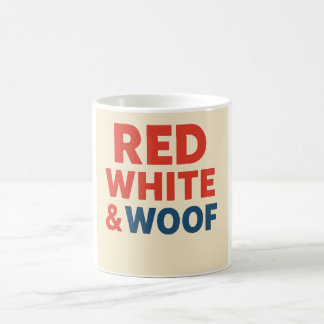 Red White & Woof Mug