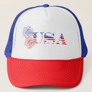 Red, Whte and Blue Patriotic Baseball Cap