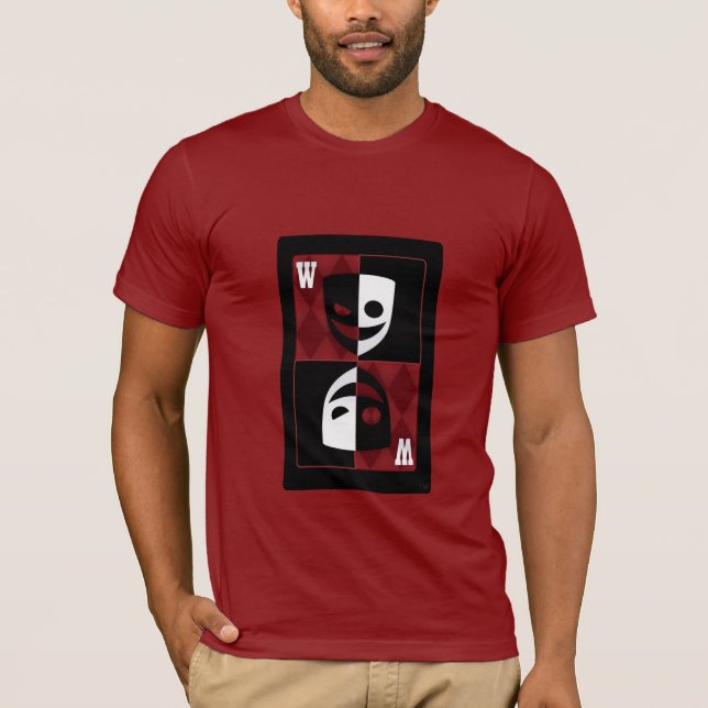 Red Wildcard Poker Diamonds Inspired Custom Tee (Front)