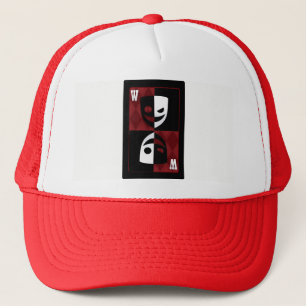 Red Wildcard Poker Diamonds Trucker Hat