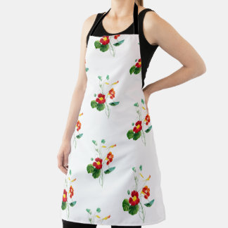 Red Willow II Reverie: Vintage Botanical Apron