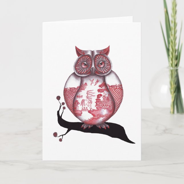Red Willow Owl Cards (Front)