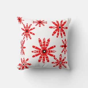Red Windmills Cushion