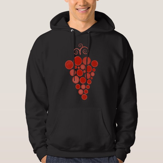Red Wine  98 Hoodie (Front)
