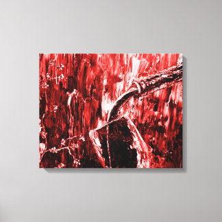 Red Wine Abstract Wall Art