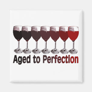 Red Wine Birthday Magnet