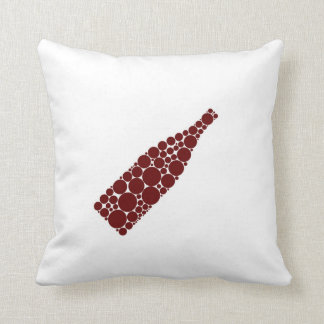 Red Wine Bottle Cushion