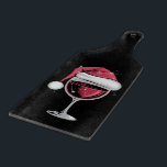 Red Wine Glass Christmas Funny Christmas Xmas  Cutting Board<br><div class="desc">Red Wine Glass Christmas Funny Christmas Xmas Santa</div>