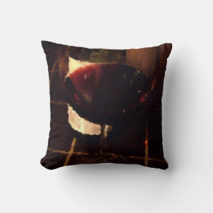 Red Wine Glass Cushion
